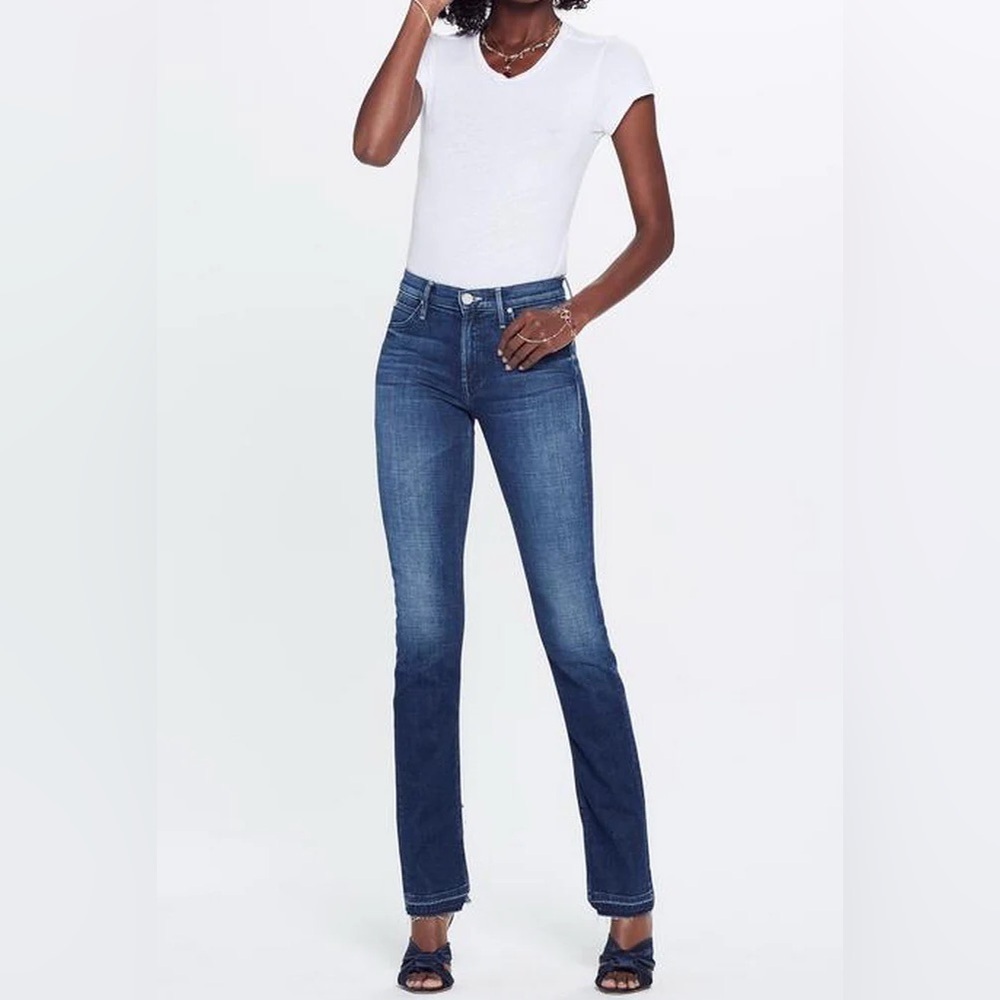 MOTHER Women's Straight Leg Jeans - Dark Blue
